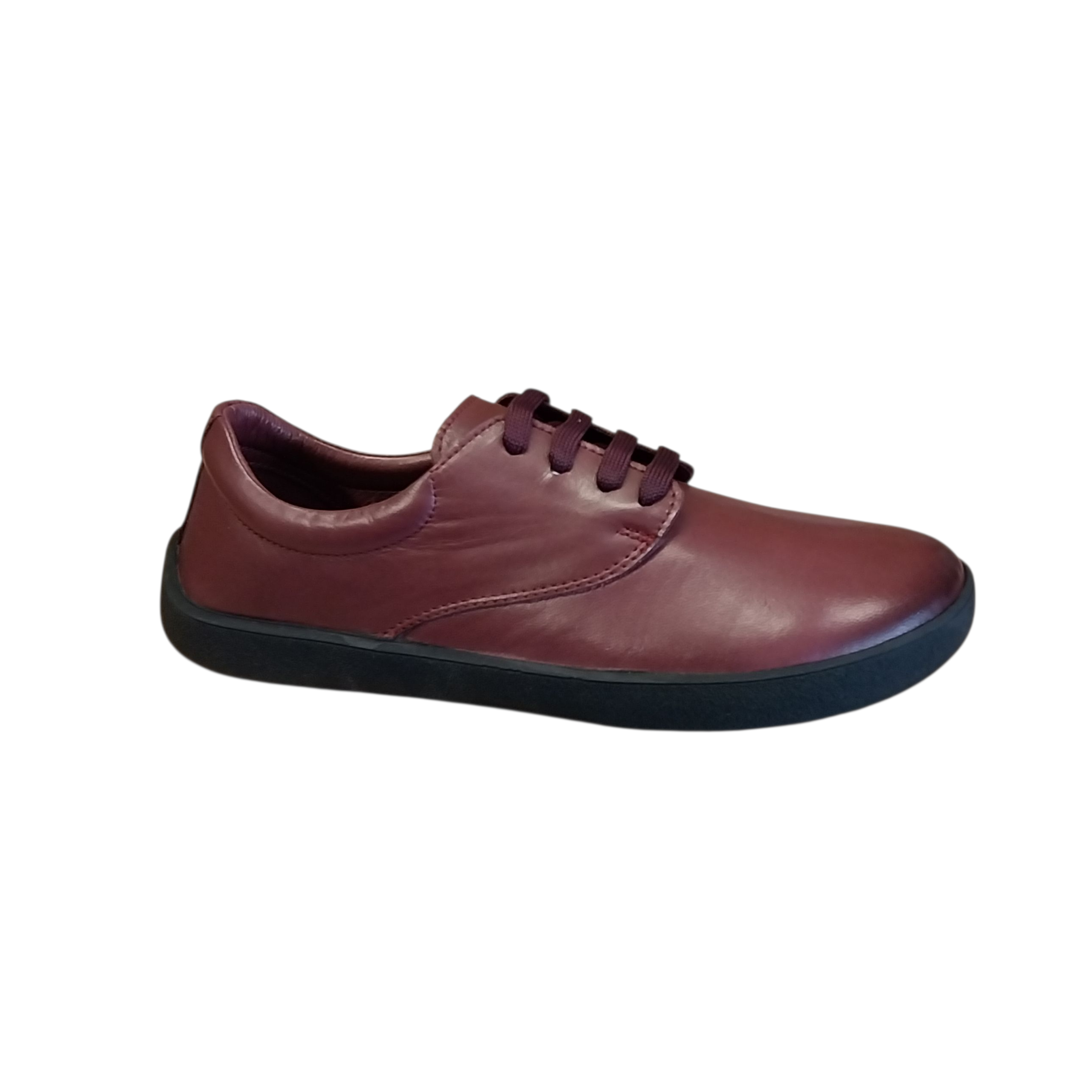 Kožené barefoot boty beBare - 26025 London bordo (1)